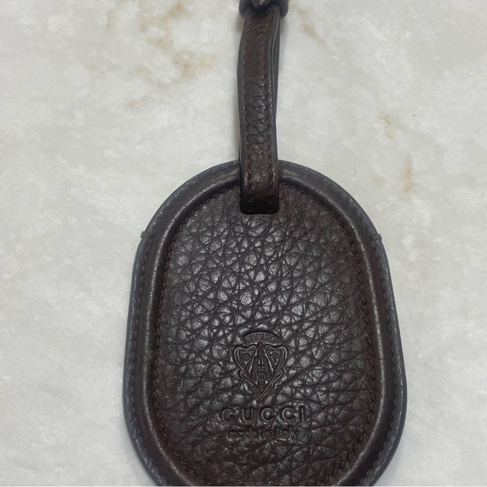 Gucci Brown Luggage Tag - Picture 3 of 3